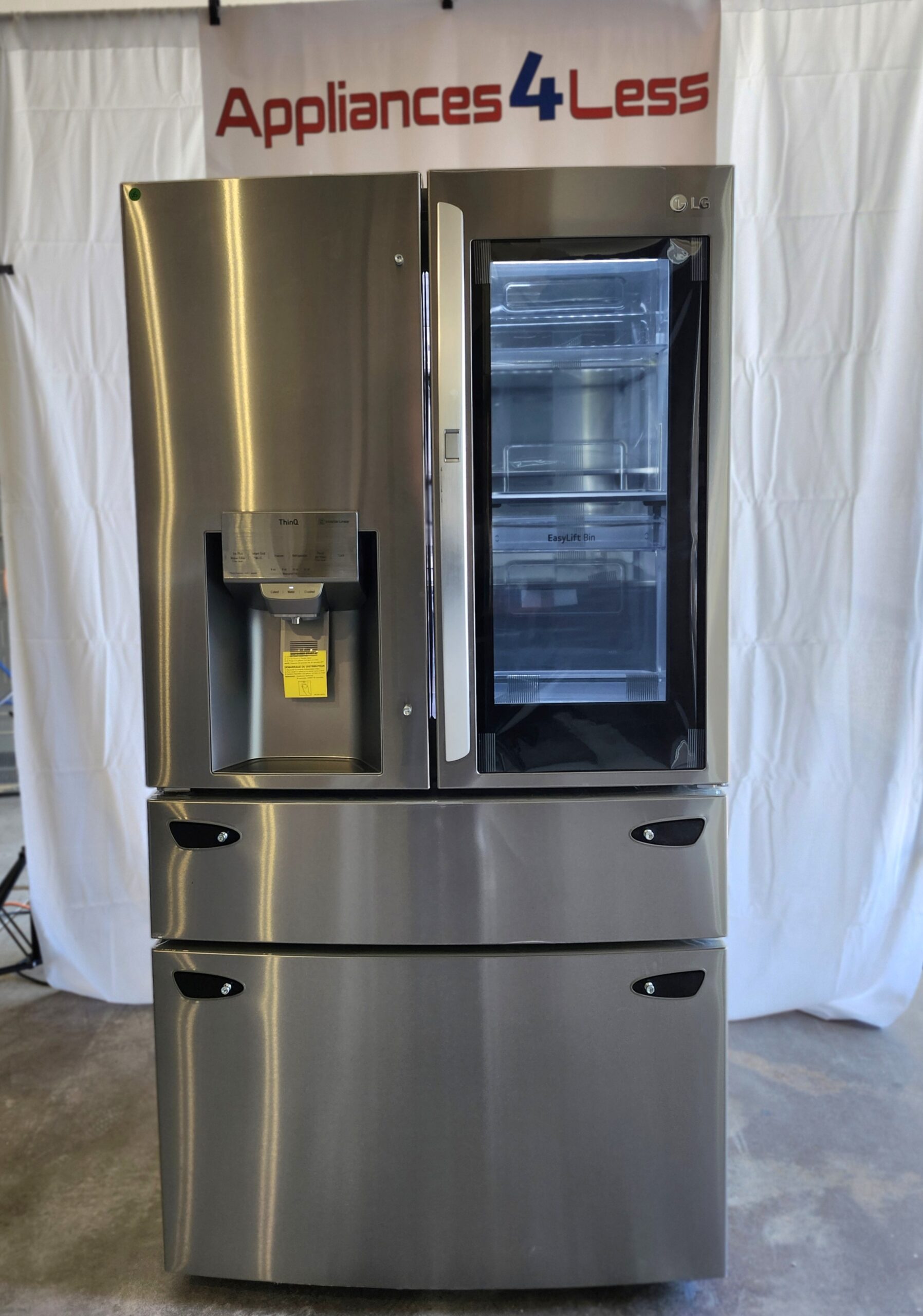 LRMVS3006S-1 30 cu. ft. Smart InstaView® Door-in-Door® Refrigerator with Craft Ice™ - Image 1