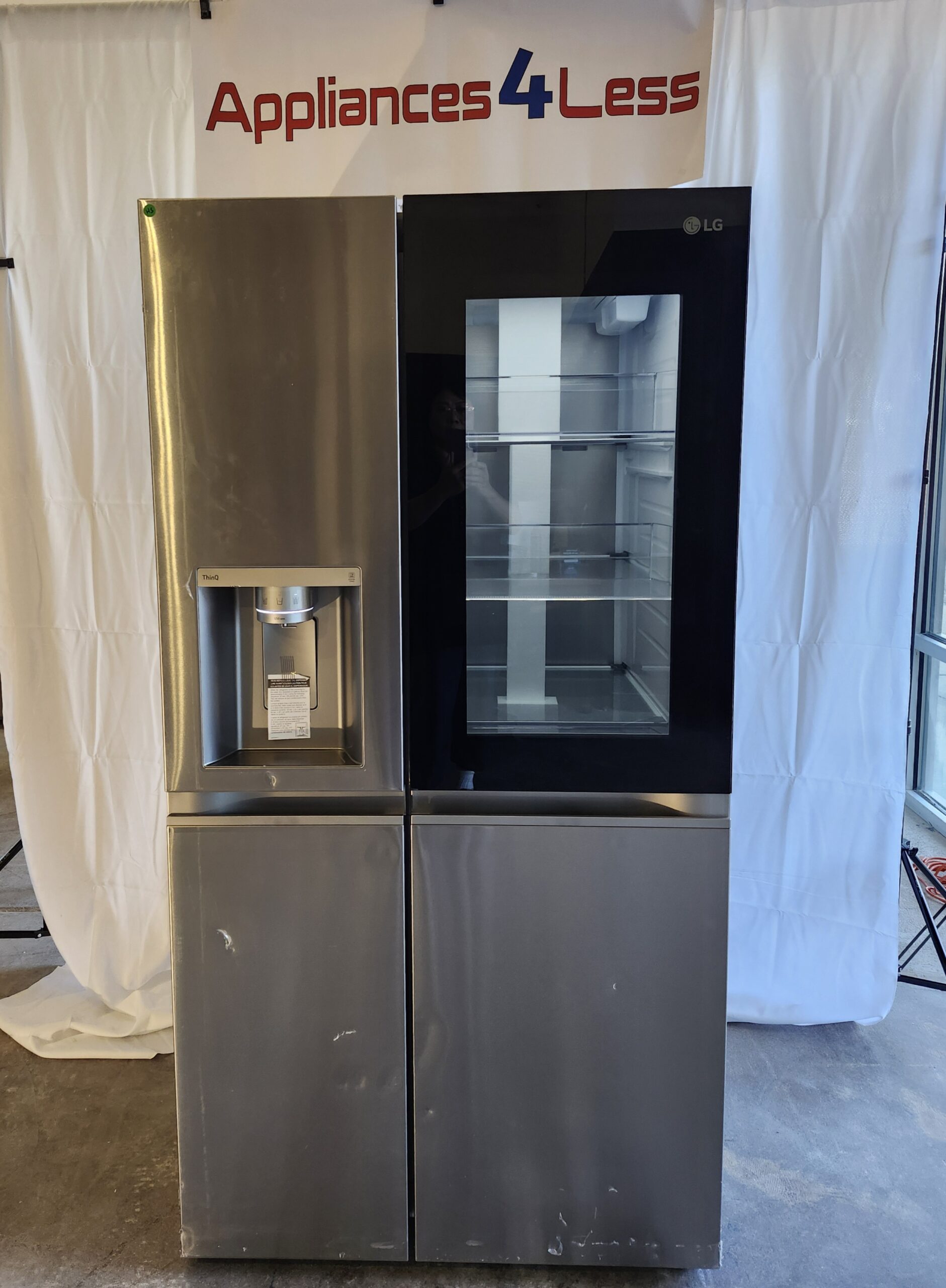 LRSOS2706S-1 27 cu. ft. Side-By-Side InstaView® Refrigerato - Image 1