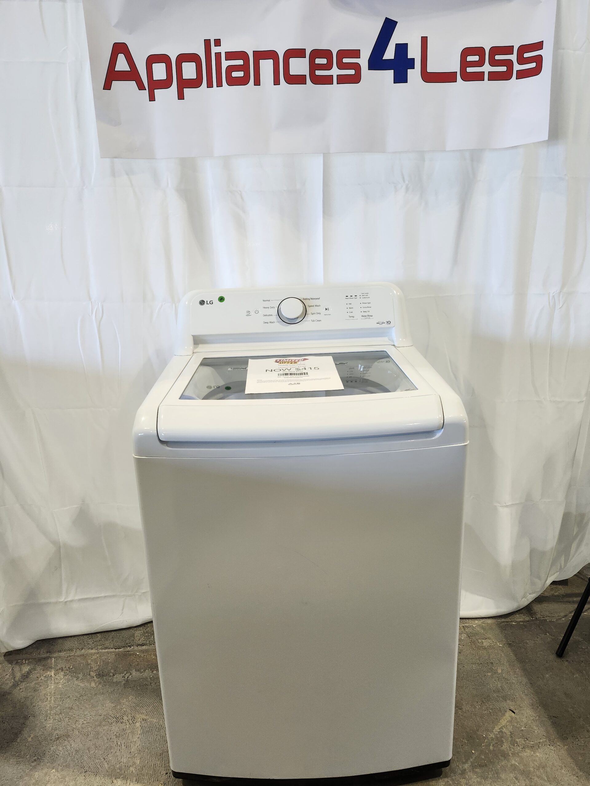 WT6105CW-1 4.1 cu. ft. Top Load Washer with 4-Way Agitator® and TurboDrum™ Technology - Image 1