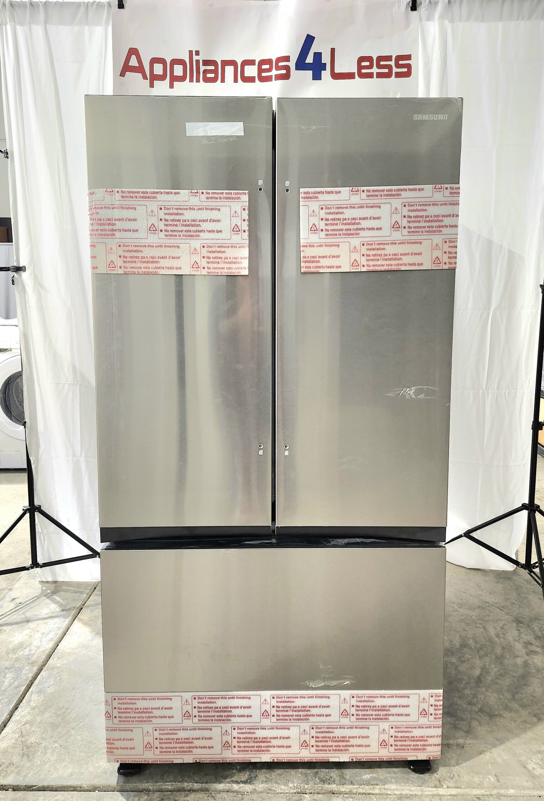 20241106_183149 32 cu. ft. Mega Capacity 3-Door French Door Refrigerator with Dual Auto Ice Maker in Stainless Steel - Image 1