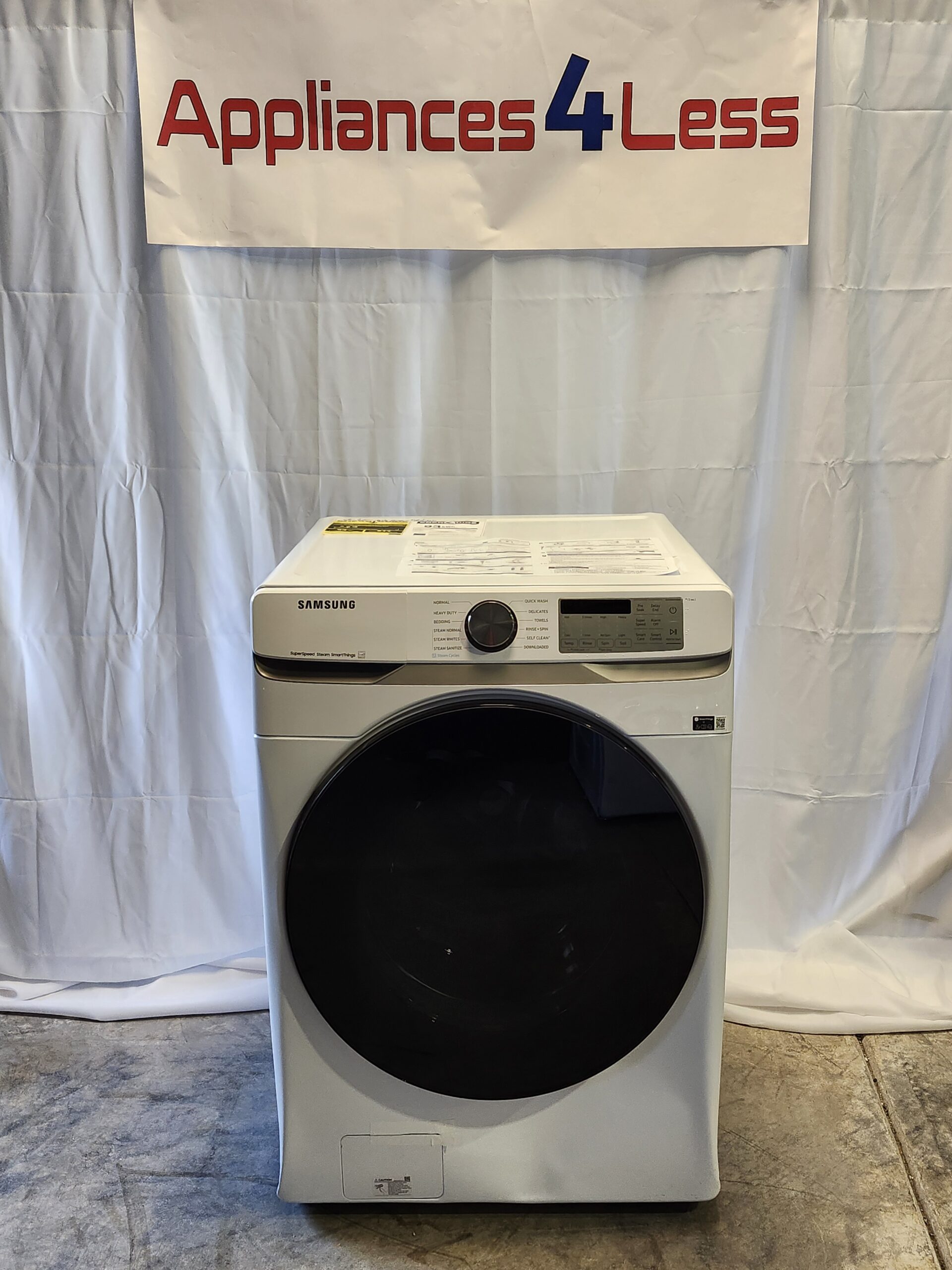20241107_152800 Samsung 4.5 cu. ft. Large Capacity Smart Front Load Washer with Super Speed Wash - White - Image 1