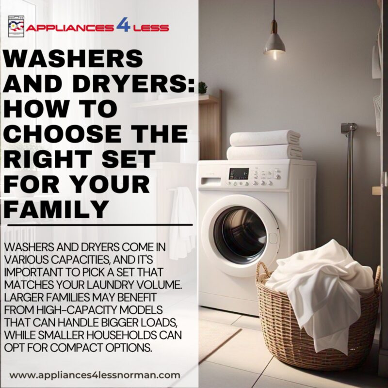Washers and dryers