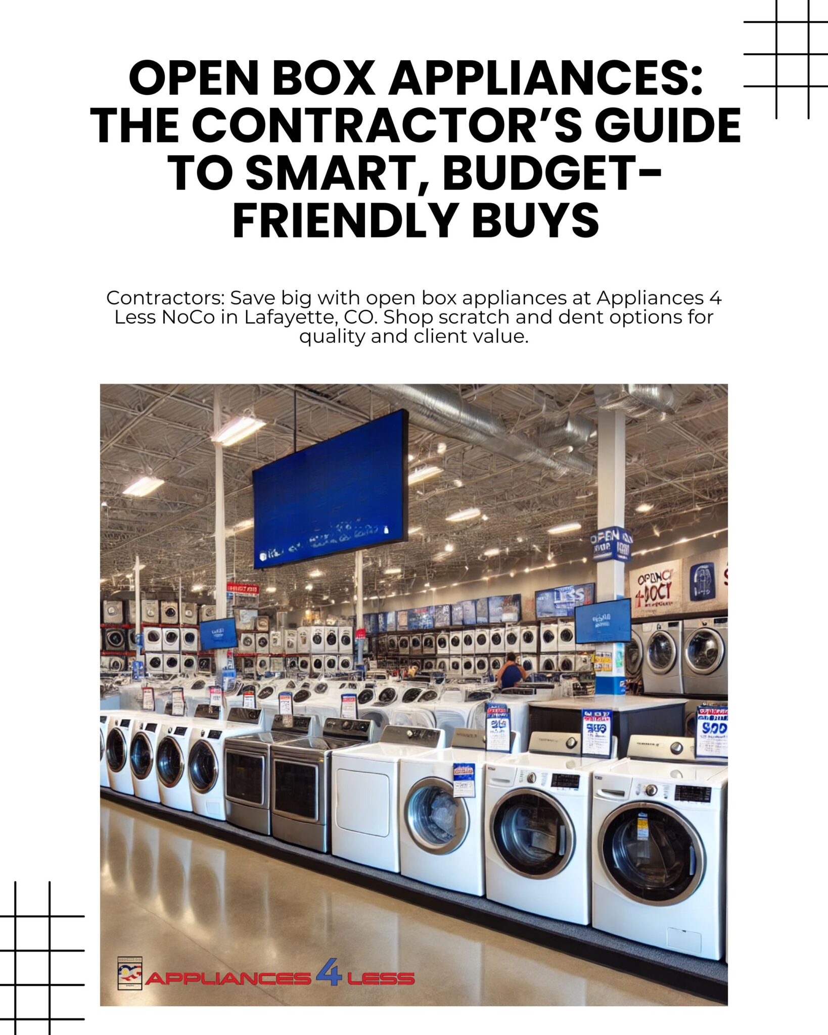 Open Box Appliances – A Contractor’s Smart Buying Guide - Appliances 4 Less