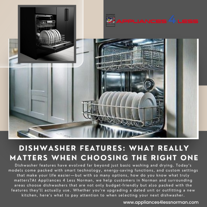 Dishwasher features