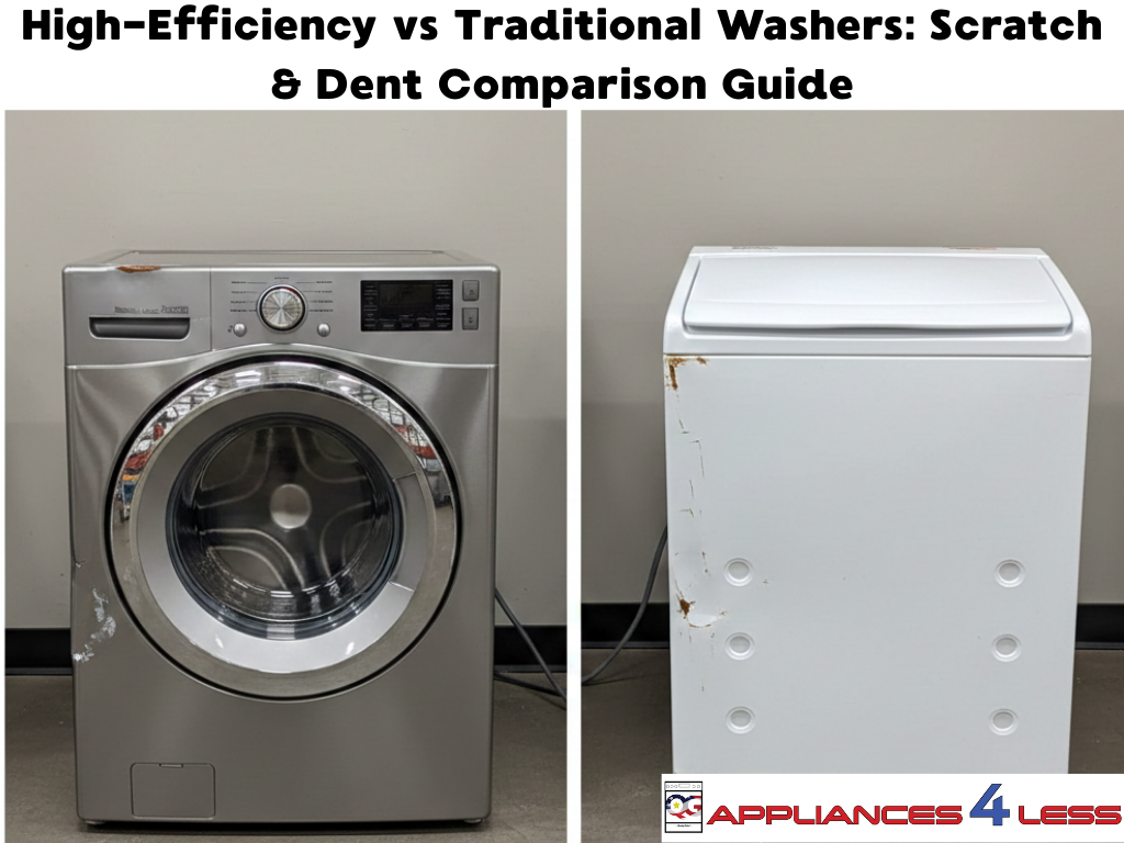 Traditional Washers vs High Efficiency Washers