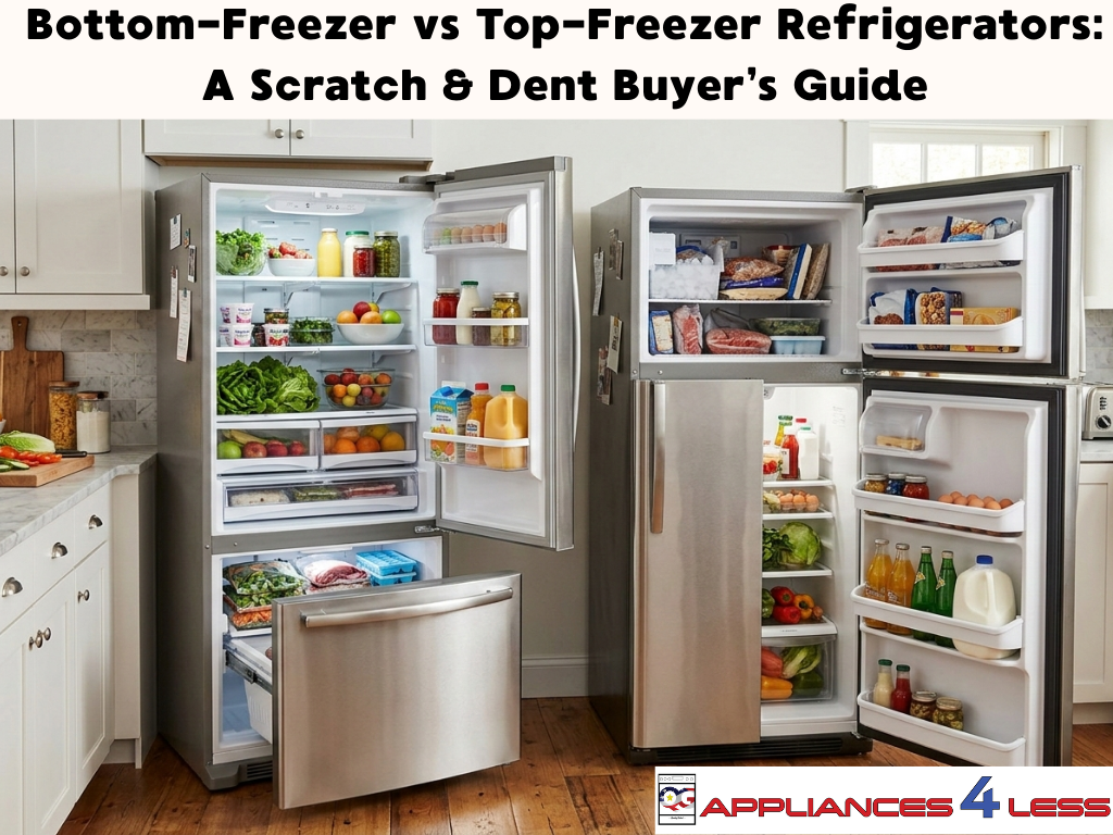 Top-Freezer Refrigerators vs Bottom-Freezer