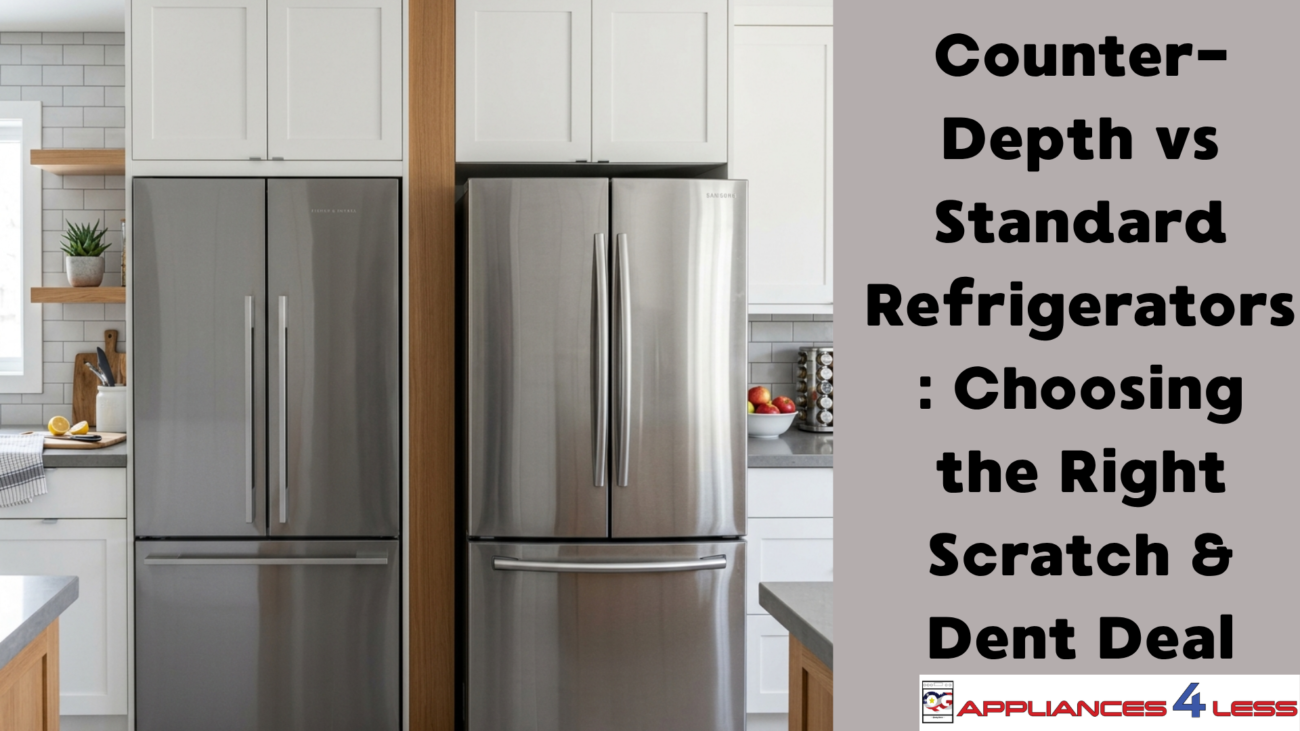 Counter-Depth vs Standard Refrigerators