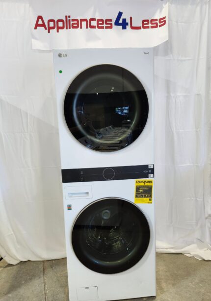 Single Unit Front Load LG WashTower™ with Center Control™ 4.5 cu. ft. Washer and 7.4 cu. ft. Electric Dryer